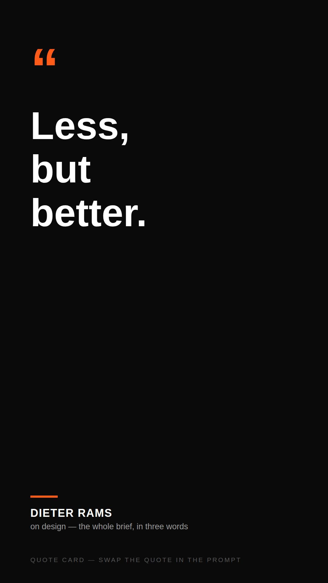 Remotion quote card prompt — social quote video
